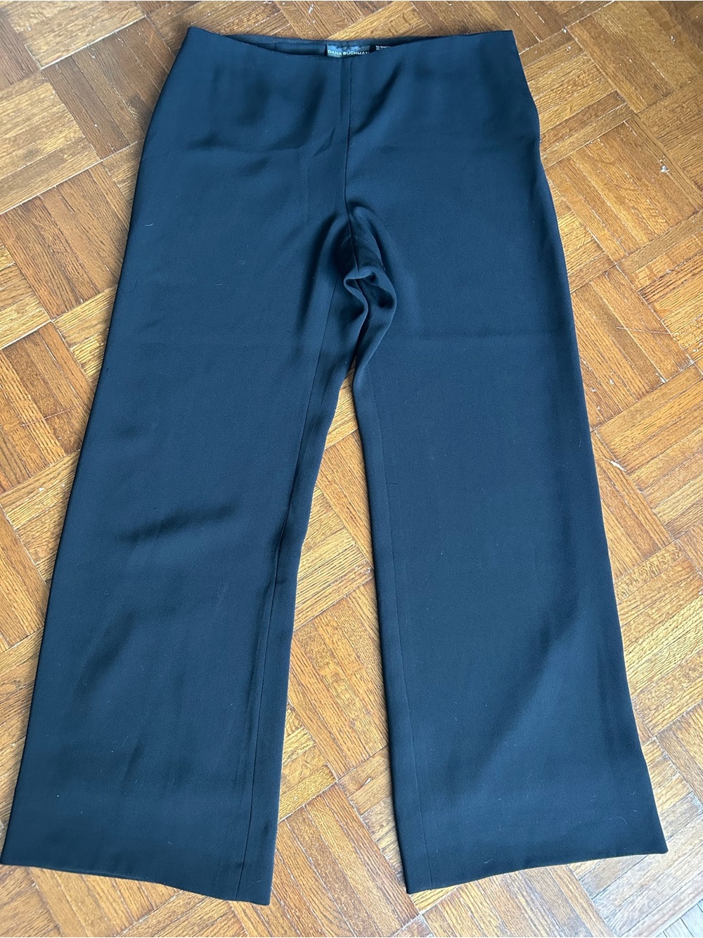 Dana Buchman Black Wide-Leg Dress Pants